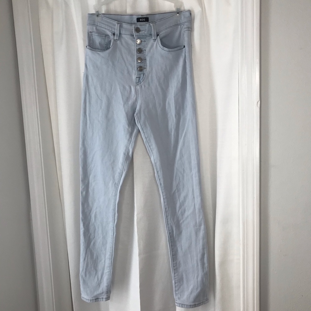 BDG 5 Button Light Wash Jeans